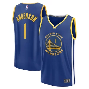 Carino Pratico Sofisticato Kyle Anderson Golden State Warriors Youth Fast Break Replica Player Jersey Icon Edition Royal  per la Gara Importante