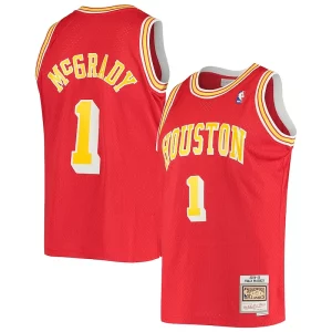 Robusto Tracy McGrady Houston Rockets 2001/02 Hardwood Classics Swingman Jersey Red  per la Gara Importante