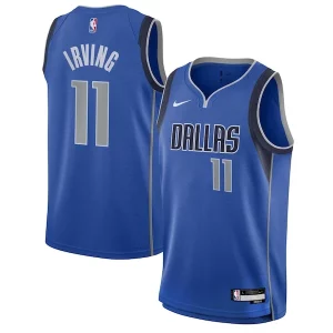 Elegante Kyrie Irving Dallas Mavericks Nike Youth Swingman Jersey Icon Edition Blue  per la Gara Importante