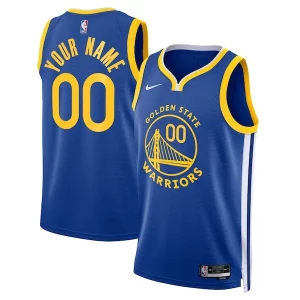 Gorgeous Cool Accattivante Golden State Warriors Nike Unisex Swingman Custom Jersey Royal Icon Edition  per la Gara Importante