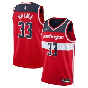 Resistente Comodo Carino Kyle Kuzma Washington Wizards Nike Unisex Swingman Jersey Icon Edition Red  per la Gara Importante