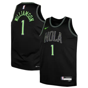 Gorgeous Stupendo Eccezionale Zion Williamson New Orleans Pelicans Nike Youth Swingman Replica Jersey City Edition Black  per la Gara Importante