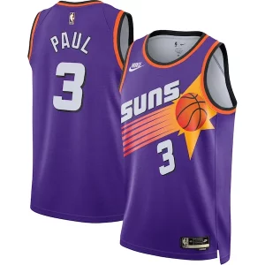 Splendido Chris Paul Phoenix Suns Nike Swingman Jersey Classic Edition Purple  per la Gara Importante