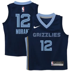 Eccezionale Trendy Ja Morant Memphis Grizzlies Nike Toddler Swingman Player Jersey Icon Edition Navy  per la Gara Importante