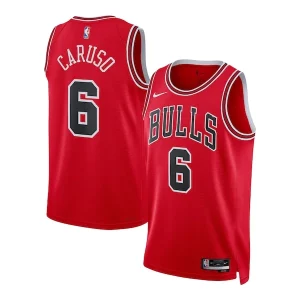 Fascinante Bellissimo Pratico Alex Caruso Chicago Bulls Nike Unisex Swingman Jersey Icon Edition Red  per la Gara Importante