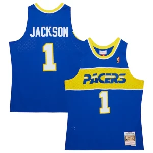 Raffinato Cool Moderno Stephen Jackson Indiana Pacers 2004/05 Hardwood Classics Swingman Jersey Royal  per la Gara Importante
