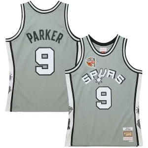Incantevole Comodo Bellissimo Tony Parker San Antonio Spurs Unisex Hall of Fame Class of 2023 Throwback Swingman Jersey Gray  per la Gara Importante