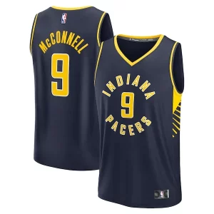 Fantastico Lussuoso Carino T.J. McConnell Indiana Pacers Fast Break Replica Player Jersey Icon Edition Navy  per la Gara Importante