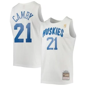 Ottimo Marcus Camby Toronto Raptors 1996/97 Hardwood Classics Swingman Jersey White  per la Gara Importante