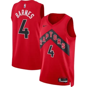 Lussuoso Trendy Scottie Barnes Toronto Raptors Nike Unisex Swingman Jersey Icon Edition Red  per la Gara Importante