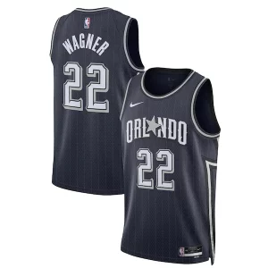 Robusto Eccezionale Meraviglioso Franz Wagner Orlando Magic Nike Unisex 2023/24 Swingman Jersey Navy City Edition  per la Gara Importante