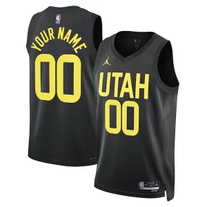 Resistente Raffinato Bellissimo Utah Jazz Jordan Brand Unisex 2022/23 Swingman Custom Jersey Statement Edition Black  per la Gara Importante