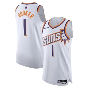 Eccezionale Devin Booker Phoenix Suns Nike Authentic Jersey Association Edition White  per la Gara Importante
