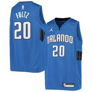 Lussuoso Markelle Fultz Orlando Magic Jordan Brand Youth 2020/21 Swingman Jersey Statement Edition Blue  per la Gara Importante