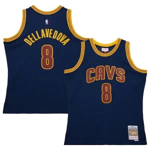 Stupendo Robusto Matthew Dellavedova Cleveland Cavaliers 2015/16 Hardwood Classics Swingman Jersey Navy  per la Gara Importante