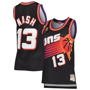 Attraente Steve Nash Phoenix Suns Women's Hardwood Classics Swingman Jersey Black  per la Gara Importante
