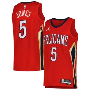 Splendido Duraturo Lussuoso Herbert Jones New Orleans Pelicans Jordan Brand Unisex Swingman Jersey Statement Edition Red  per la Gara Importante