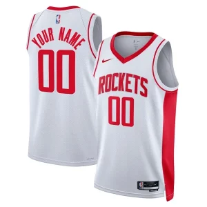 Prestigioso Stupendo Houston Rockets Nike Unisex Swingman Custom Jersey White Association Edition  per la Gara Importante