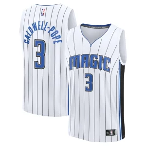 Attraente Kentavious Caldwell Pope Orlando Magic Youth Fast Break Replica Player Jersey Association Edition White  per la Gara Importante