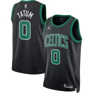 Meraviglioso Jayson Tatum Boston Celtics Jordan Brand Unisex Swingman Jersey Statement Edition Black  per la Gara Importante