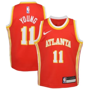 Gorgeous Resistente Elegante Trae Young Atlanta Hawks Nike Toddler Swingman Player Jersey Icon Edition Red  per la Gara Importante