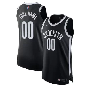Fascinante Attraente Comodo Brooklyn Nets Nike 2021/22 Diamond Authentic Custom Jersey Icon Edition Black  per la Gara Importante
