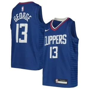Bellissimo Classico Paul George LA Clippers Nike Youth Swingman Jersey Icon Edition Royal  per la Gara Importante
