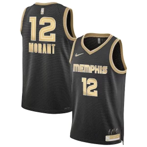 Duraturo Ja Morant Memphis Grizzlies Nike Unisex Select Series Swingman Jersey聽鈥?Black  per la Gara Importante