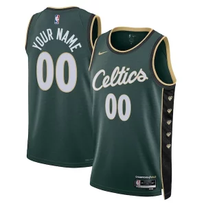 Fascinante Accattivante Boston Celtics Nike Unisex 2022/23 Swingman Custom Jersey City Edition Kelly Green  per la Gara Importante