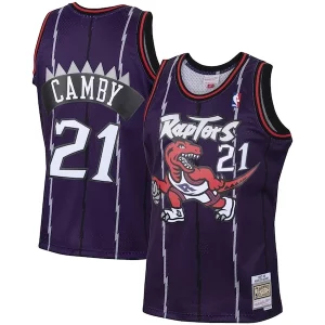 Fascinante Sofisticato Marcus Camby Toronto Raptors 2001/02 Hardwood Classics Swingman Jersey Purple  per la Gara Importante