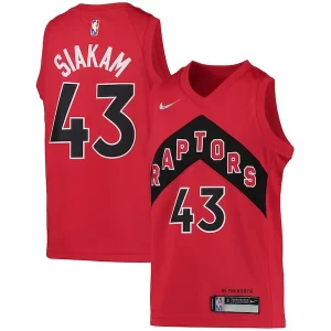 Gorgeous Carino Pratico Pascal Siakam Toronto Raptors Nike Youth 2021/22 Diamond Swingman Jersey Icon Edition Red  per la Gara Importante