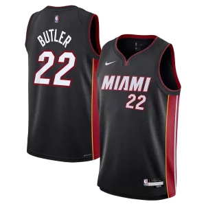 Stupendo Ottimo Comodo Jimmy Butler Miami Heat Nike Youth Swingman Jersey Icon Edition Black  per la Gara Importante