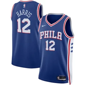 Magnifico Accattivante Tobias Harris Philadelphia 76ers Nike Unisex Swingman Jersey Icon Edition Royal  per la Gara Importante