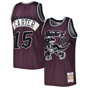 Carino Comodo Meraviglioso Vince Carter Toronto Raptors Hardwood Classics Off Court Swingman Jersey Purple  per la Gara Importante