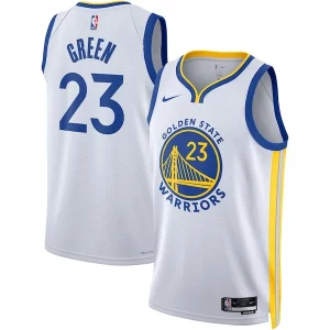 Ottimo Prestigioso Draymond Green Golden State Warriors Nike Unisex Swingman Jersey Association Edition White/Royal  per la Gara Importante