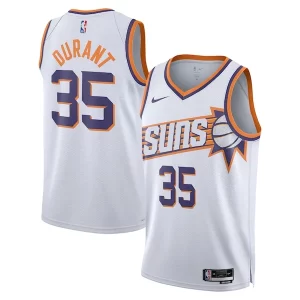 Moderno Carino Kevin Durant Phoenix Suns Nike Unisex Swingman Jersey Association Edition White/Purple  per la Gara Importante