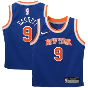 Attraente Incantevole Fantastico RJ Barrett New York Knicks Nike Preschool Swingman Player Jersey Icon Edition Blue  per la Gara Importante