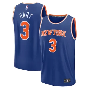 Delizioso Robusto Moderno Josh Hart New York Knicks Fast Break Replica Player Jersey Icon Edition Royal  per la Gara Importante