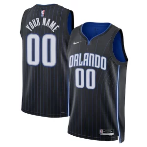 Sofisticato Prestigioso Orlando Magic Nike Unisex Swingman Custom Jersey Black Icon Edition  per la Gara Importante