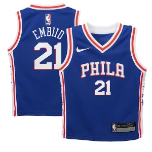 Robusto Ottimo Classico Joel Embiid Philadelphia 76ers Nike Preschool Swingman Player Jersey Icon Edition Royal  per la Gara Importante
