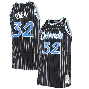 Fantastico Carino Duraturo Shaquille O'Neal Orlando Magic Big & Tall Hardwood Classics Jersey Black  per la Gara Importante