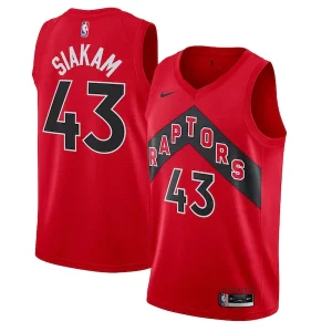 Pratico Trendy Pascal Siakam Toronto Raptors Nike 2020/21 Icon Swingman Jersey Red  per la Gara Importante