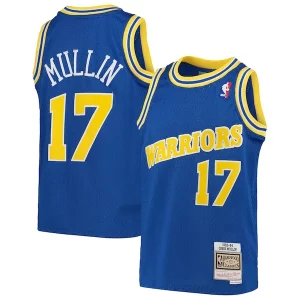 Robusto Delizioso Splendido Chris Mullin Golden State Warriors Youth 1993/94 Hardwood Classics Swingman Jersey Royal  per la Gara Importante