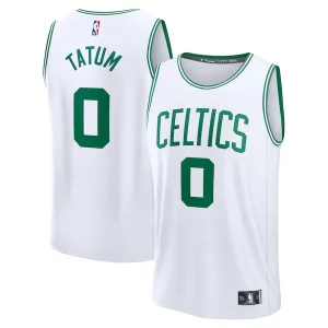 Raffinato Jayson Tatum Boston Celtics Youth Fast Break Replica Player Jersey Association Edition White  per la Gara Importante