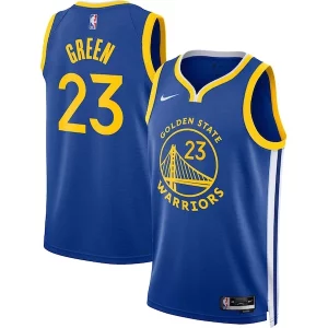 Accattivante Draymond Green Golden State Warriors Nike Unisex Swingman Jersey Icon Edition Royal/White  per la Gara Importante