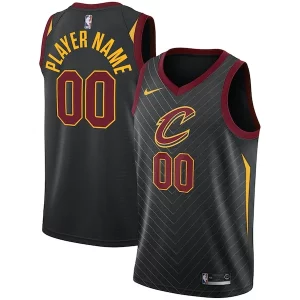 Bellissimo Cleveland Cavaliers Nike Swingman Custom Jersey Black Statement Edition  per la Gara Importante