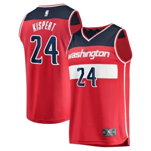 Fascinante Bellissimo Magnifico Corey Kispert Washington Wizards Youth Fast Break Replica Player Jersey Icon Edition Red  per la Gara Importante