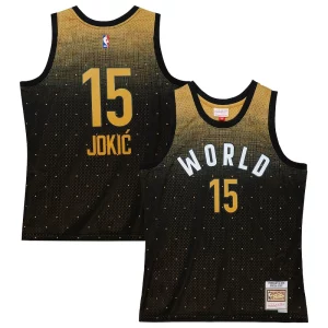 Duraturo Fascinante Nikola Jokic Team World 2016 Hardwood Classics Rising Stars Swingman Jersey Black  per la Gara Importante