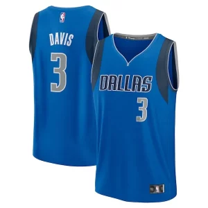 Fantastico Prestigioso Anthony Davis Dallas Mavericks Youth Fast Break Replica Player Jersey Royal  per la Gara Importante