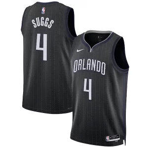 Magnifico Elegante Duraturo Jalen Suggs Orlando Magic Nike Unisex 2022/23 Swingman Jersey City Edition Black  per la Gara Importante